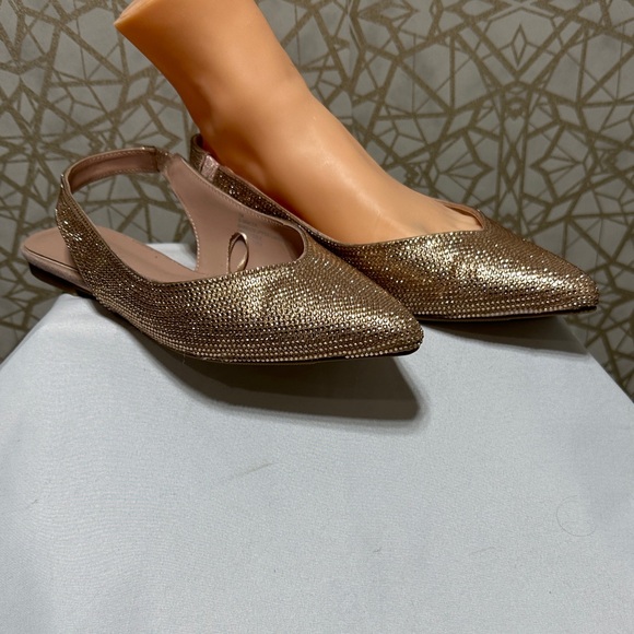 Madden Girl Metallic Slingback Flats - Picture 6 of 15
